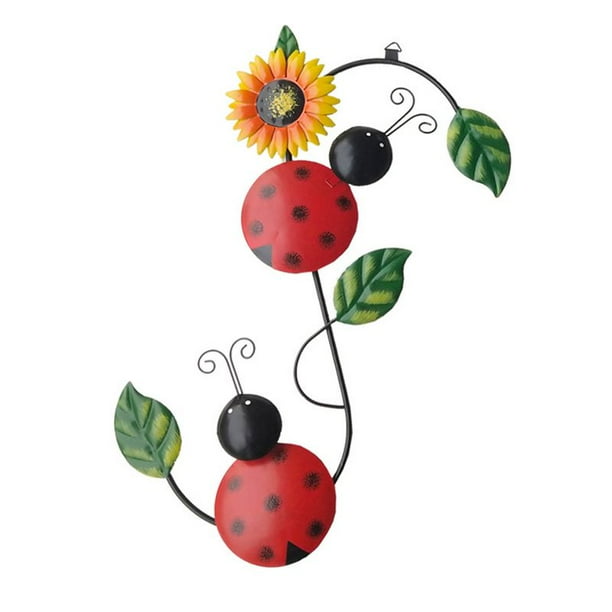 3D Metal Garden Wall Art Ladybugs Bee Wall Sculptures 4 Colors Cute Metal Ladybugs Outdoor Wall Decoration Garden Decorative Wall Art for Home Garden Porch Balcony Fence 4 Pack 3D Metal Garden Wall Art Ladybugs Bee Wall Sculptures 4 Colors Cute Metal Ladybugs Outdoor Wall Decoration Garden Decorative Wall Art for Home Garden Porch Balcony Fence 4 Pack